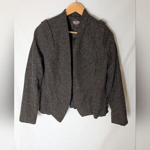 Worthington Women's Deep Chocolate Long Sleeve Blazer Jacket Size Medium